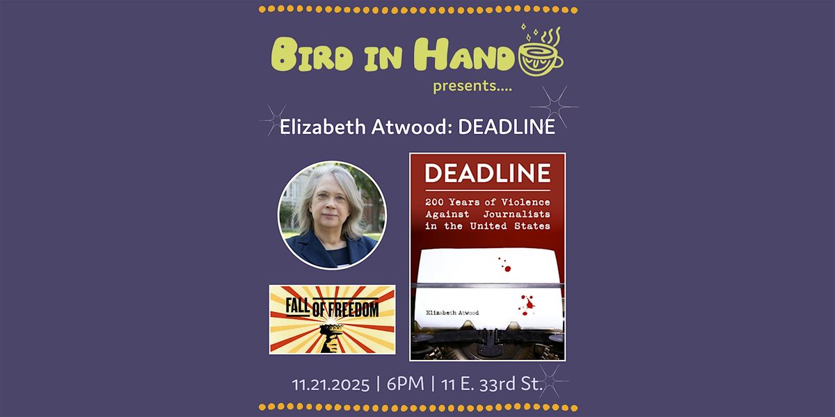 Fall of Freedom: Elizabeth Atwood, author of DEADLINE