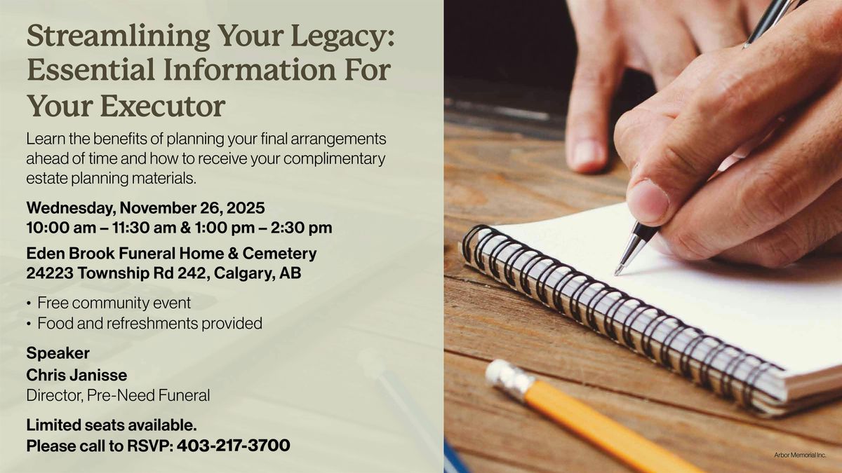 Streamline your Legacy: Estate Planning Seminar
