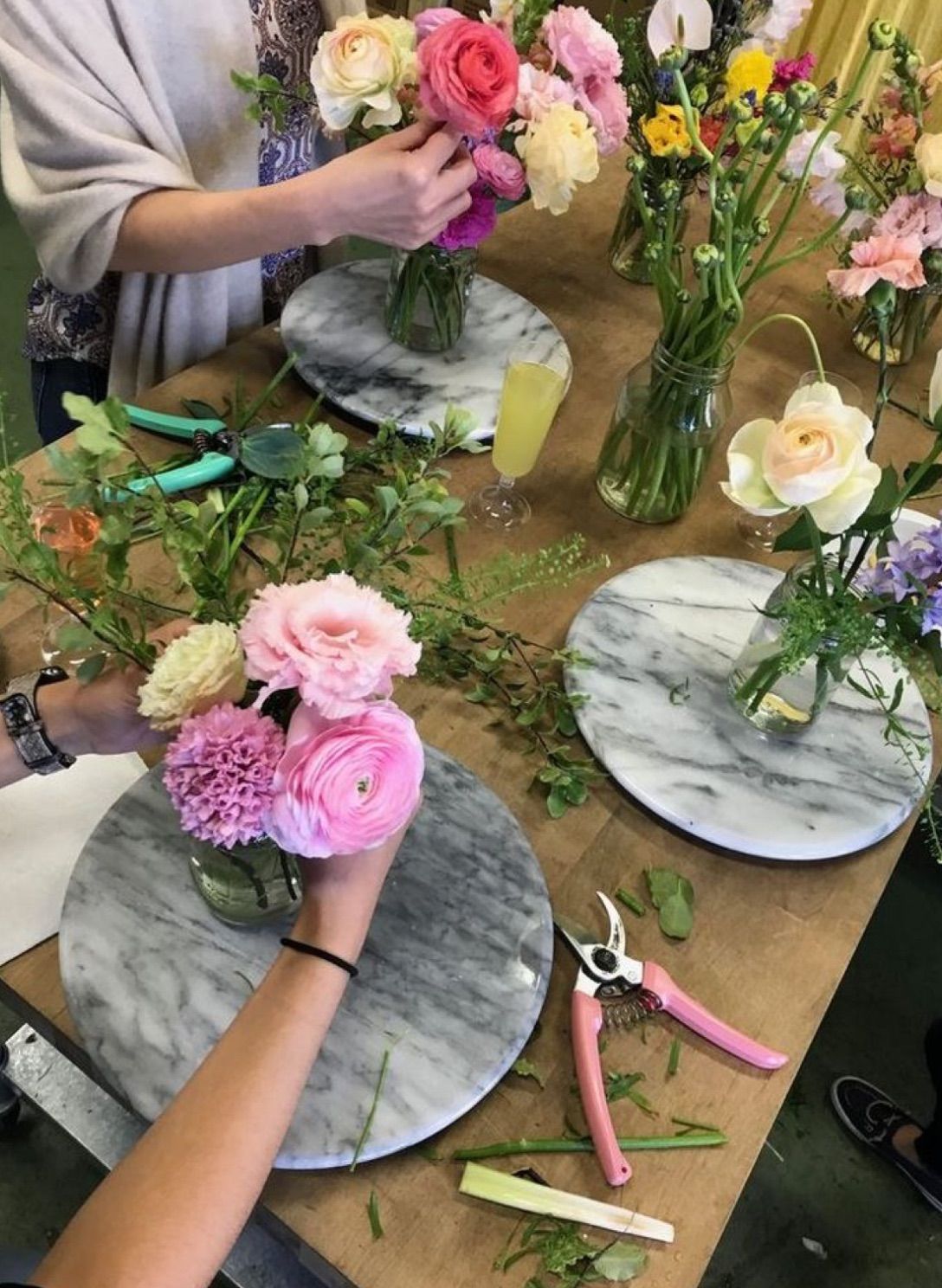 Floral Arrangement Class 