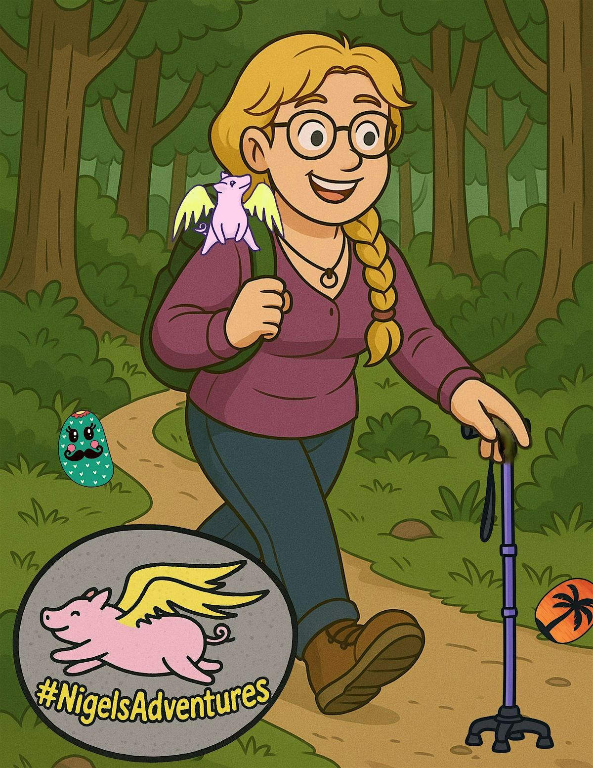 Nigel's Adventure: Rock Painting and Cookout