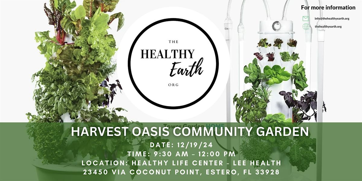 Harvest Oasis Community Garden Maintenance Day