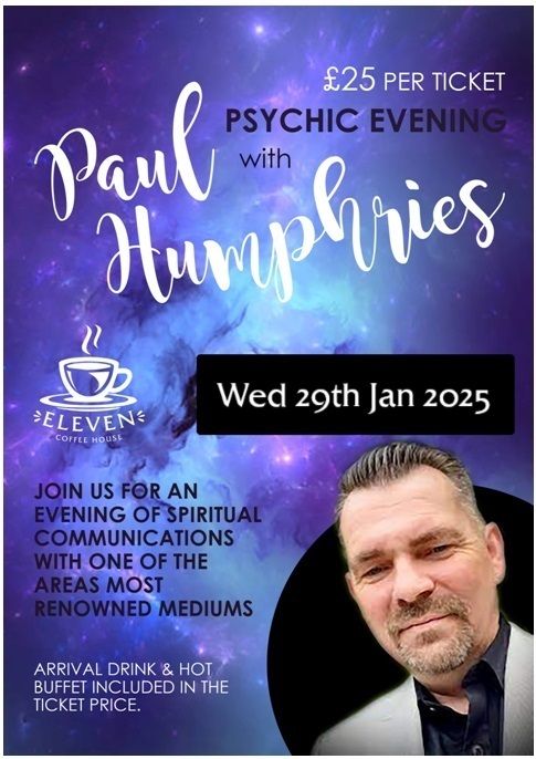 Paul Humphries Psychic Evening