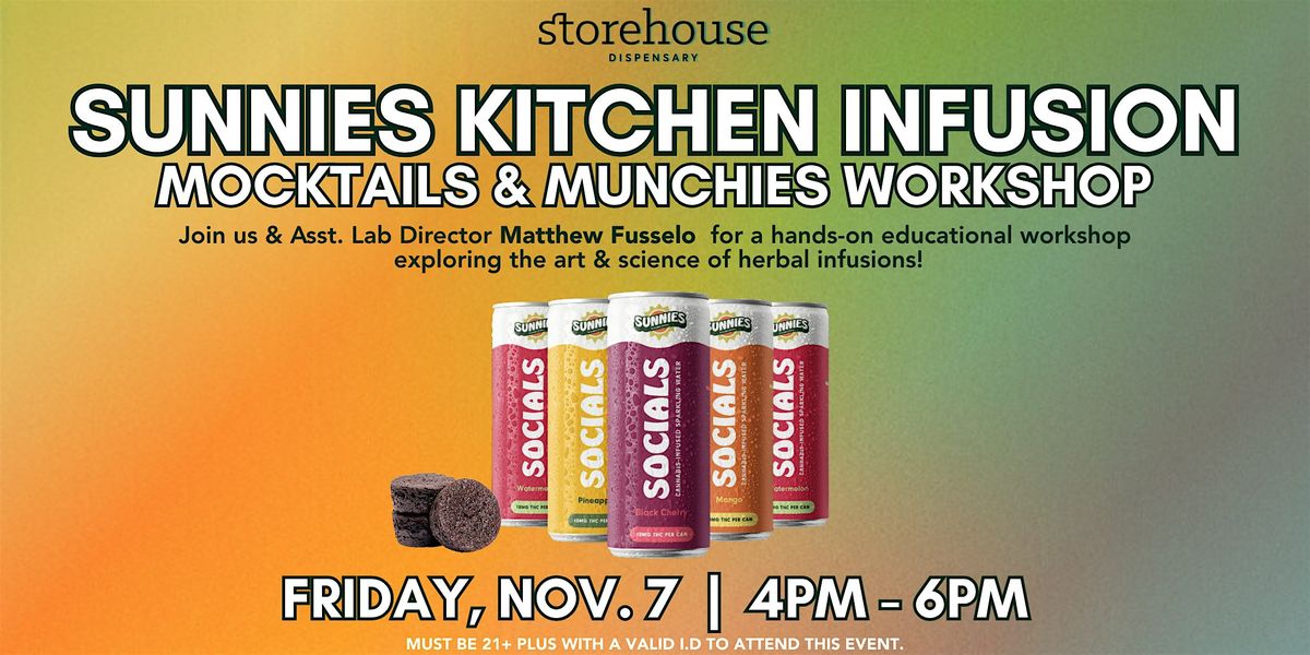 SUNNIES Kitchen Infusion: Mocktails & Munchies Workshop