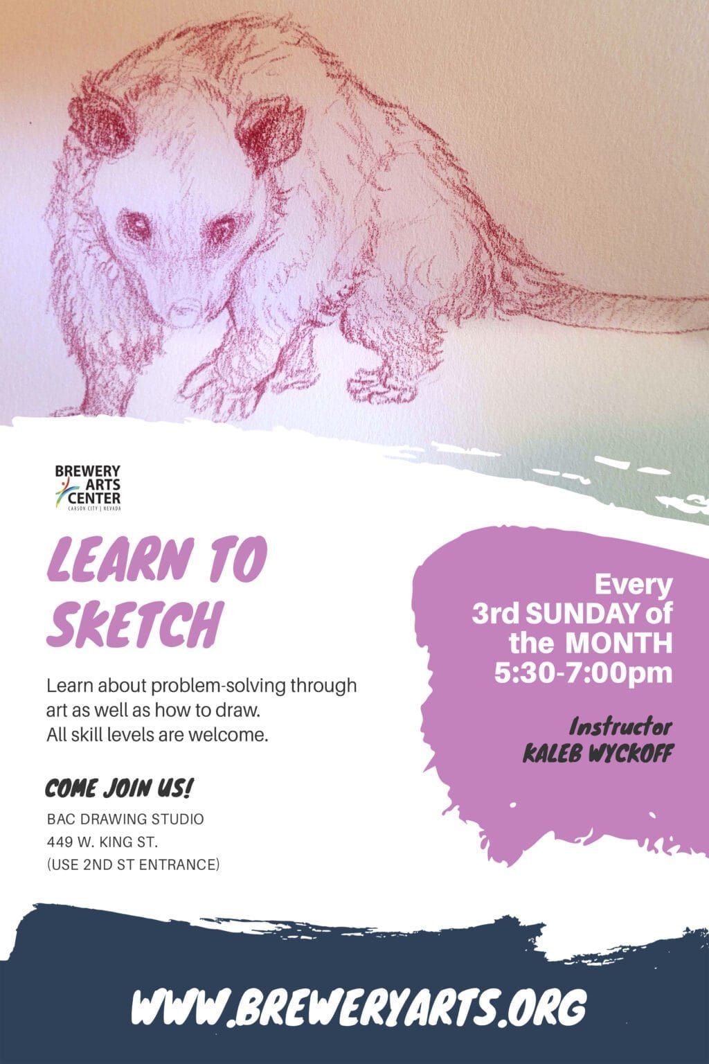 LEARN TO SKETCH | SUNDAY | DECEMBER 15TH 2024