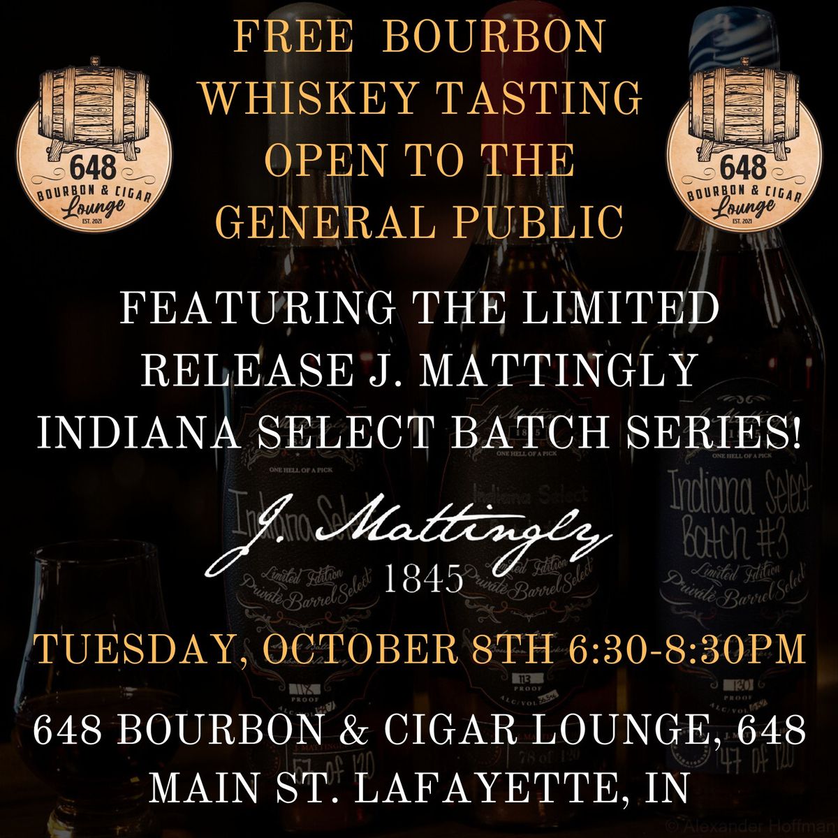 Free Bourbon Whiskey Tasting