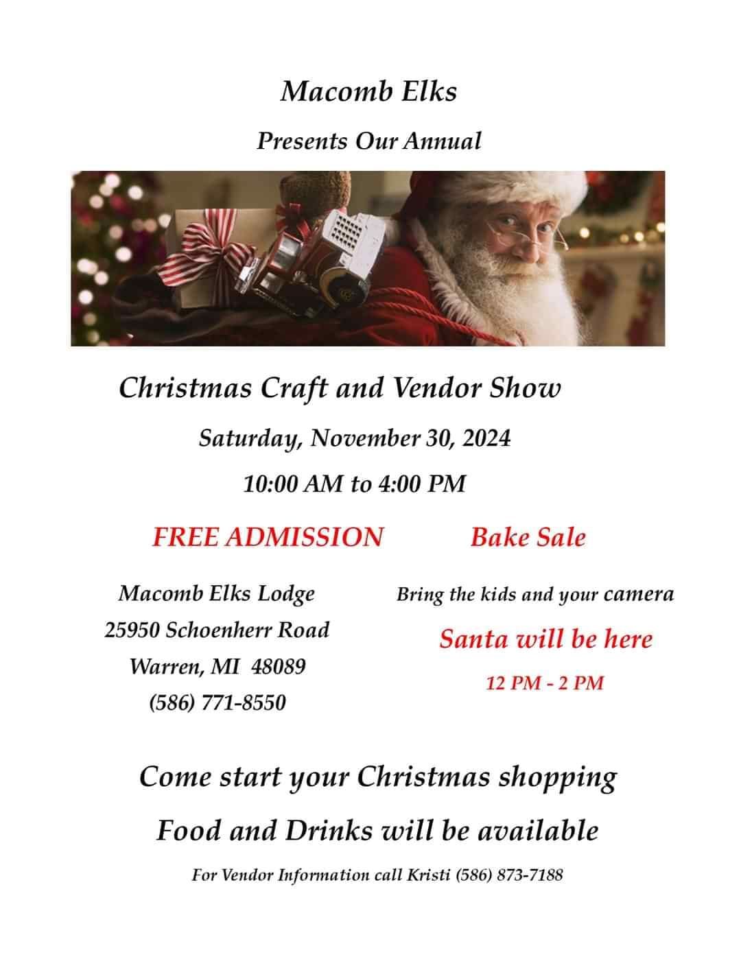 Christmas Craft & Vendor Show