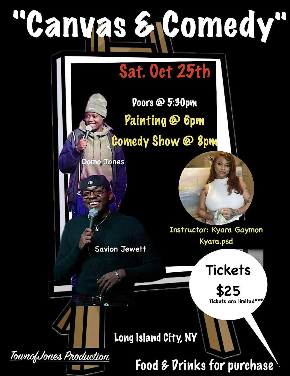 "Canvas & Comedy"