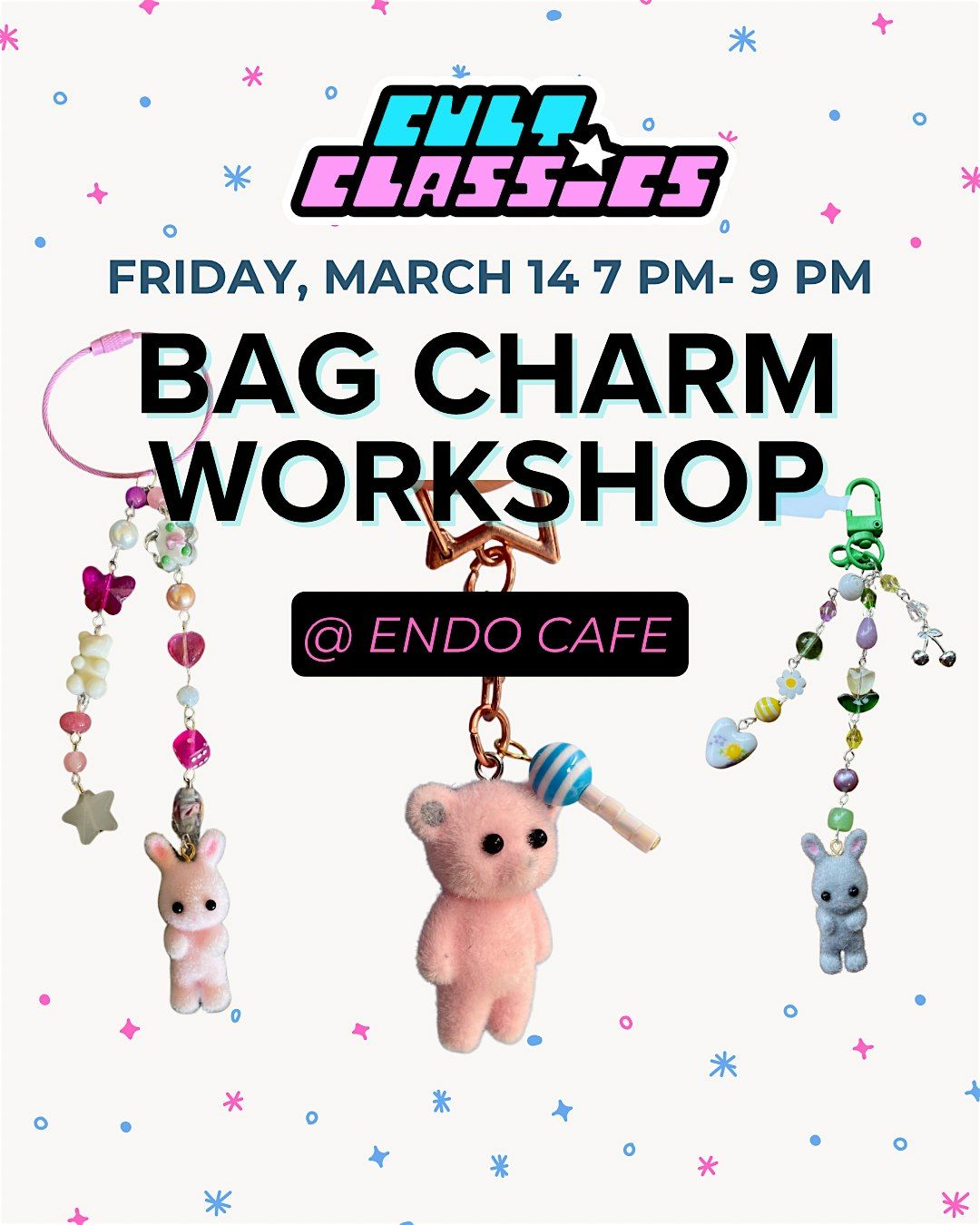 Bag Charm Workshop at Endo :)