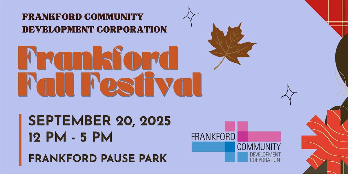 2025 Frankford Fall Festival