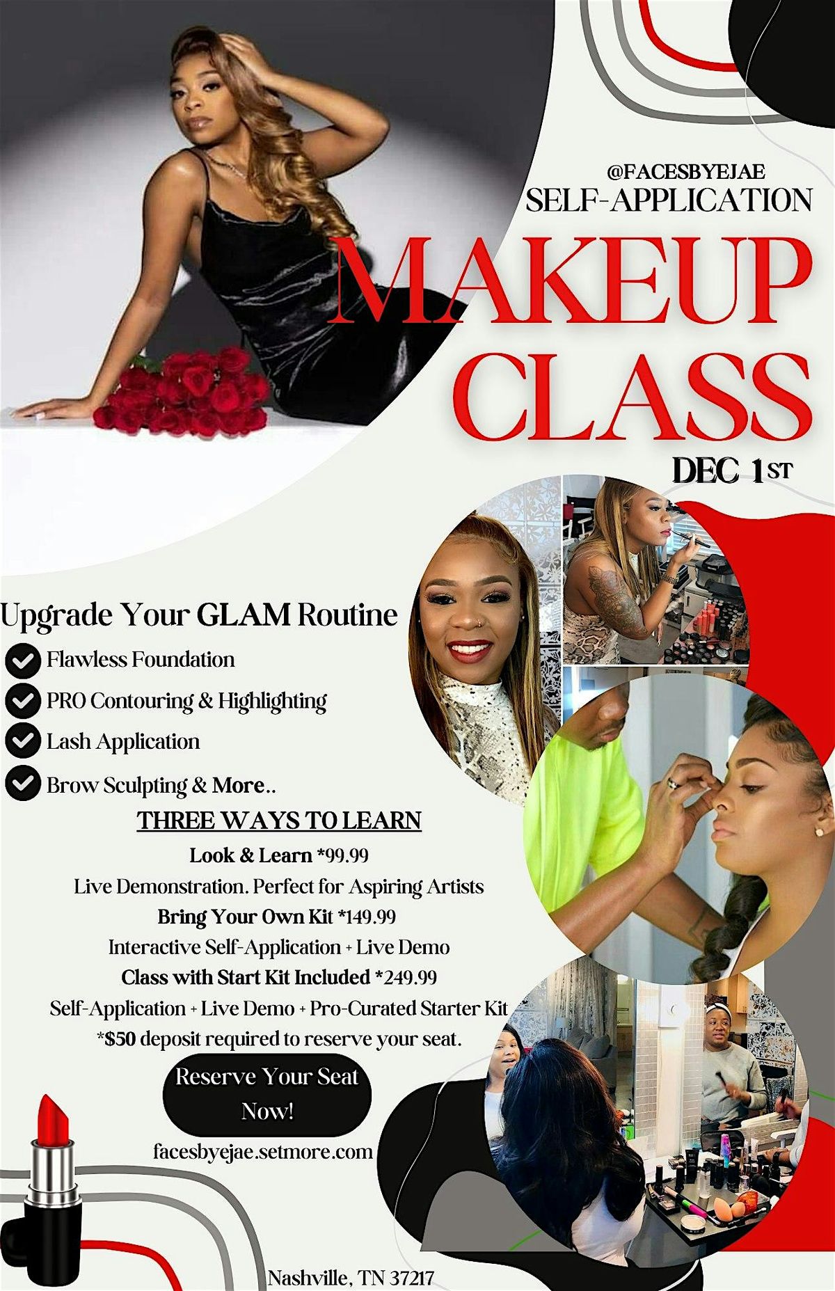 Makeup Class presented by Faces By Ejae