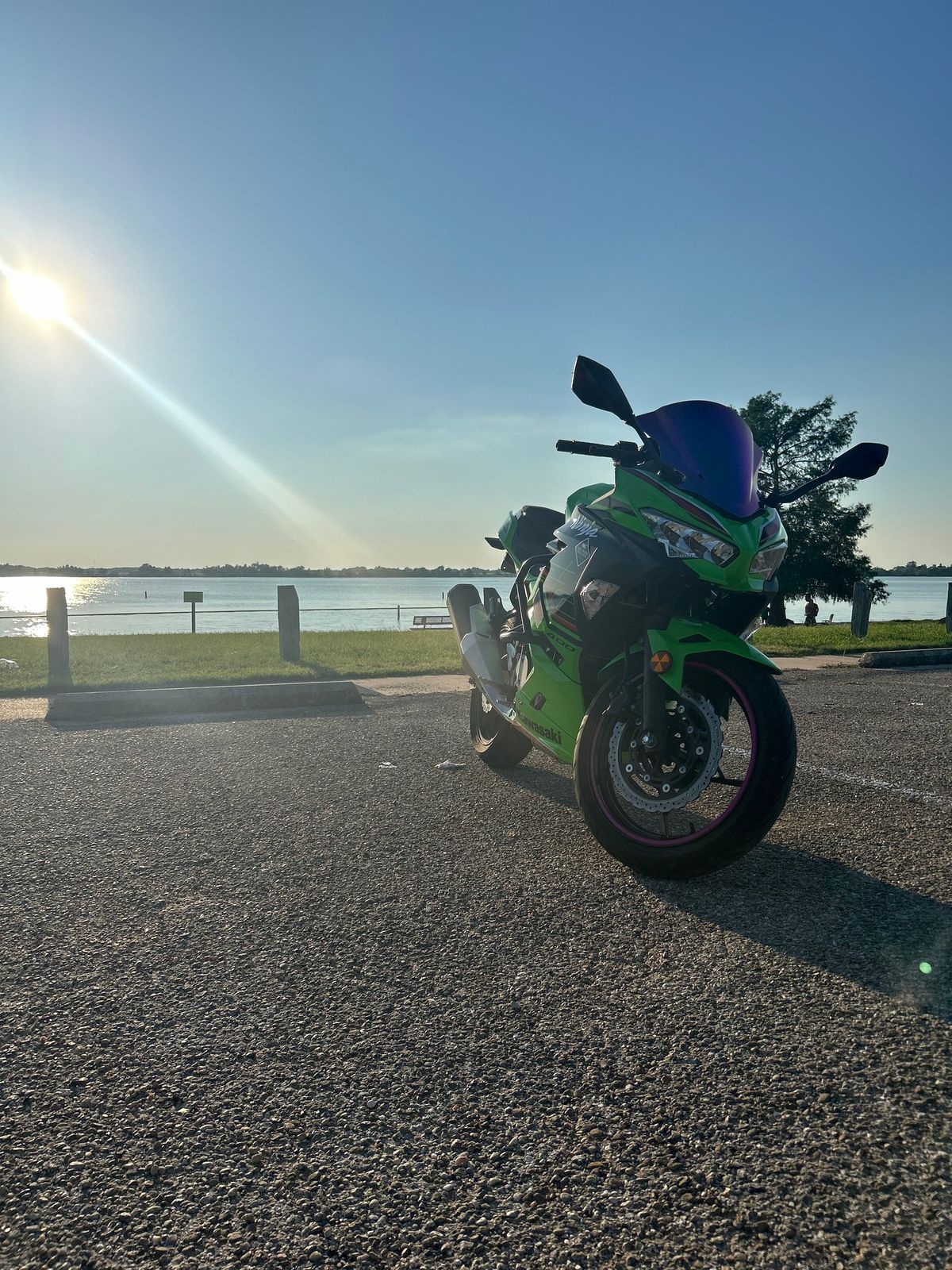 Evening ride around Granger Lake 