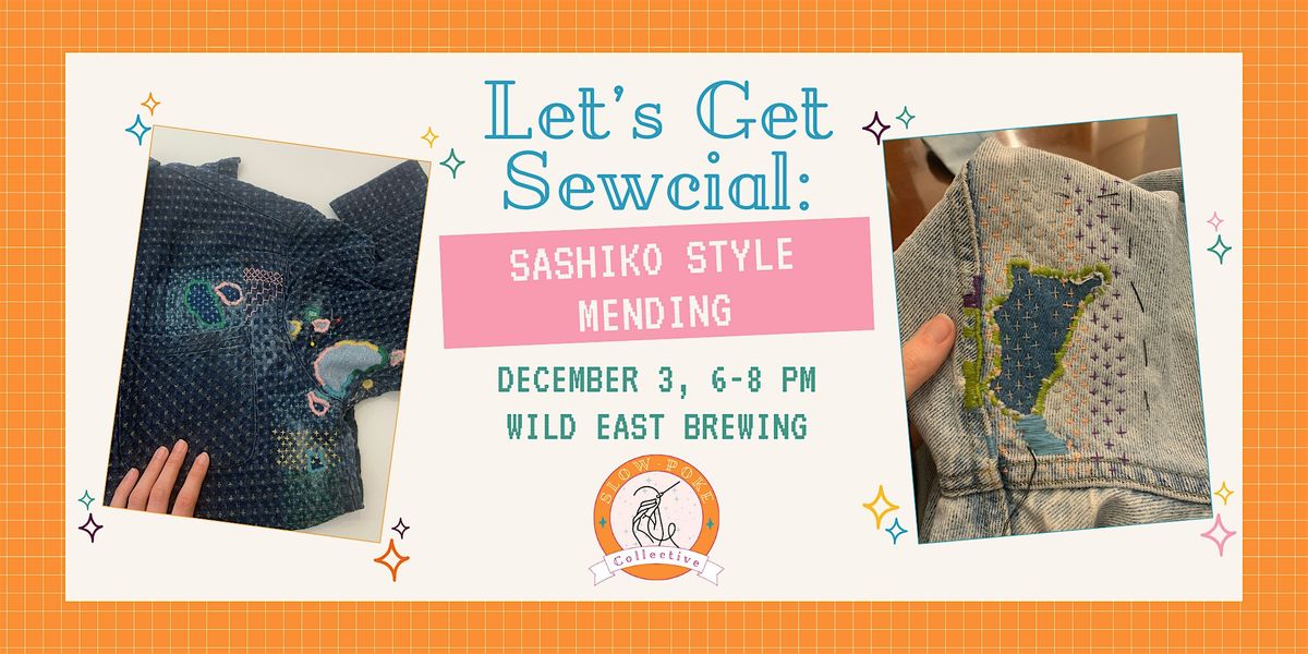 Let\u2019s Get Sewcial: Sashiko Style Mending