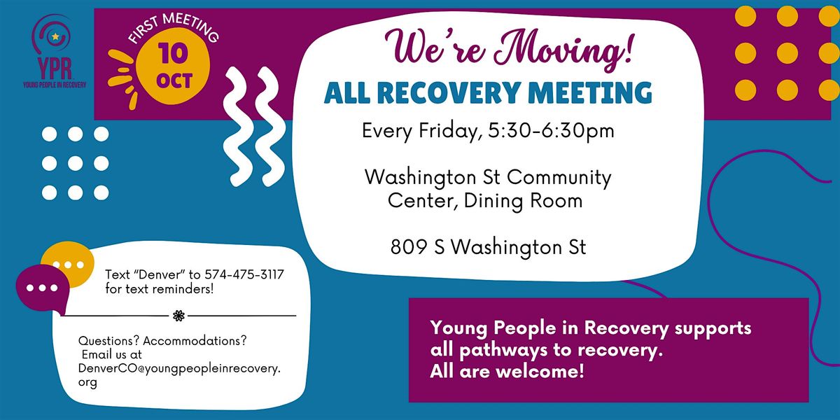 All Recovery Meeting - YPR - Denver, CO