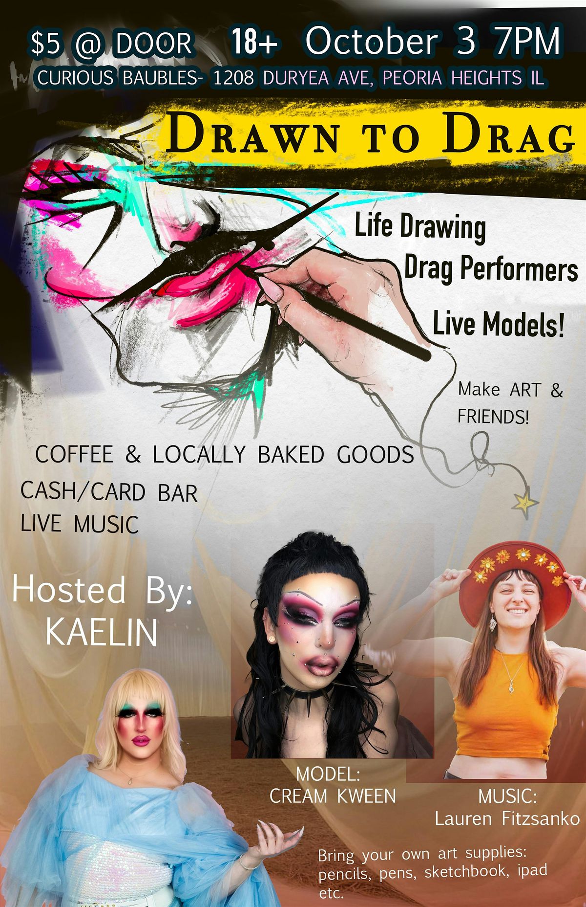 DRAWN TO DRAG!