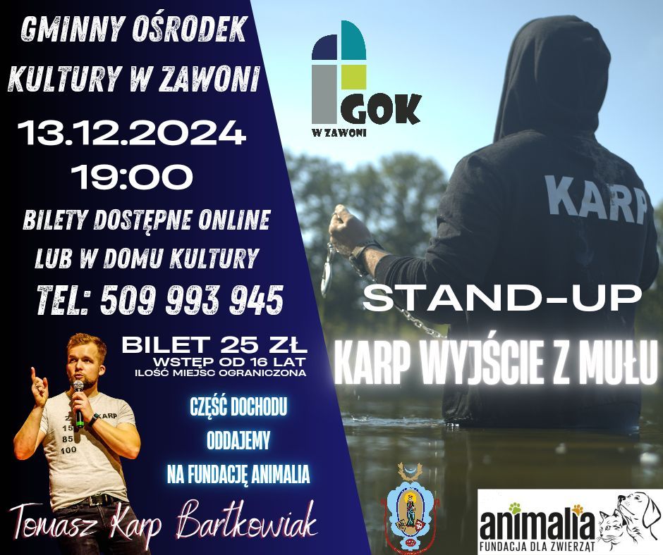 Stand-up Karp wyj\u015bcie z mu\u0142u 