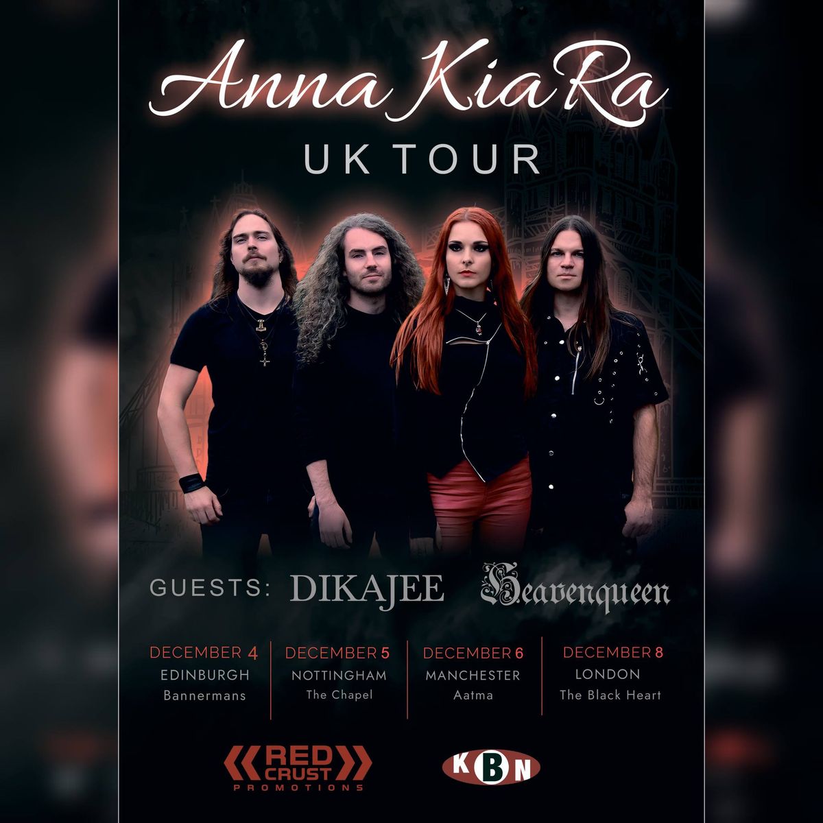 Anna KiaRa | Heavenqueen in Edinburgh