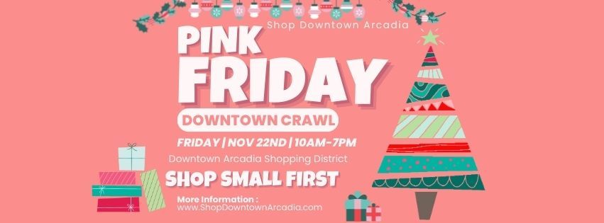 Pink Friday Downtown Crawl | Shop Small First