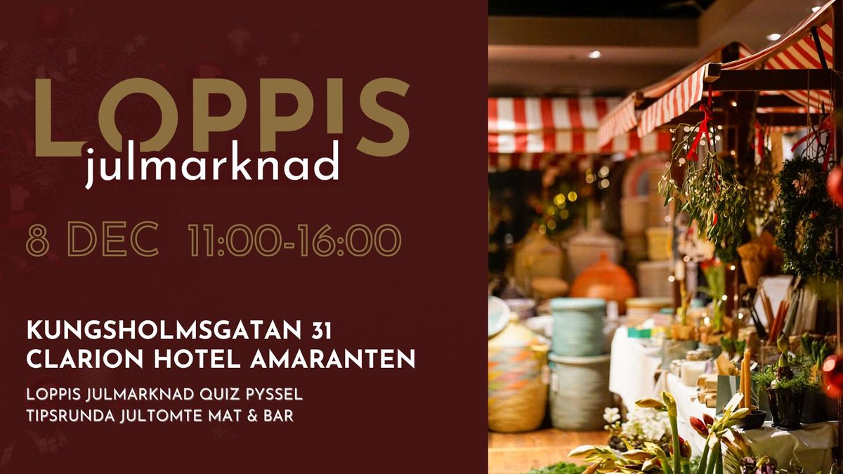 Loppis och Julmarknad \ud83c\udf84\u2728 Clarion Hotel Amaranten