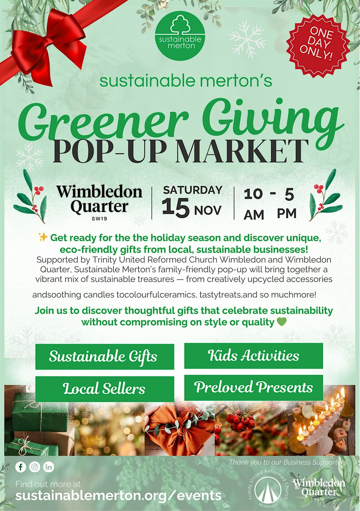 Greener Giving Pop Up Market