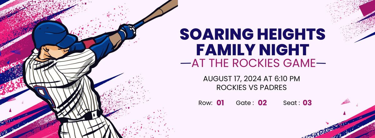 Soaring Heights' Family Night at the Rockies