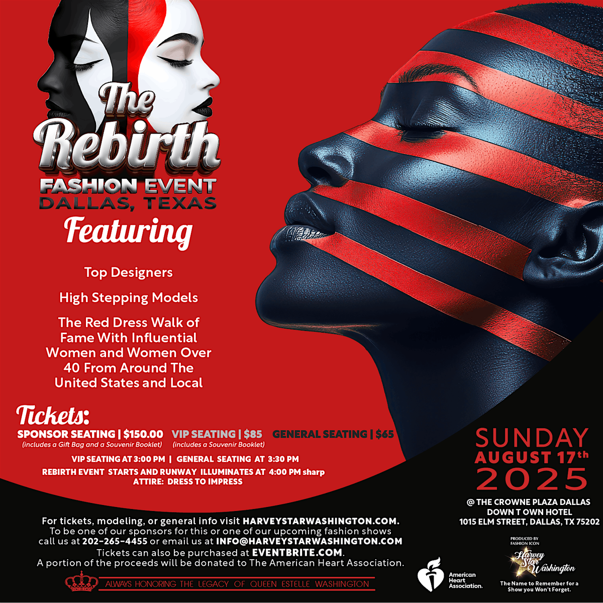 REBIRTH FASHION EVENT DALLAS TEXAS ON SUNDAY AUGUST 17TH 2025.( GET TICKETS