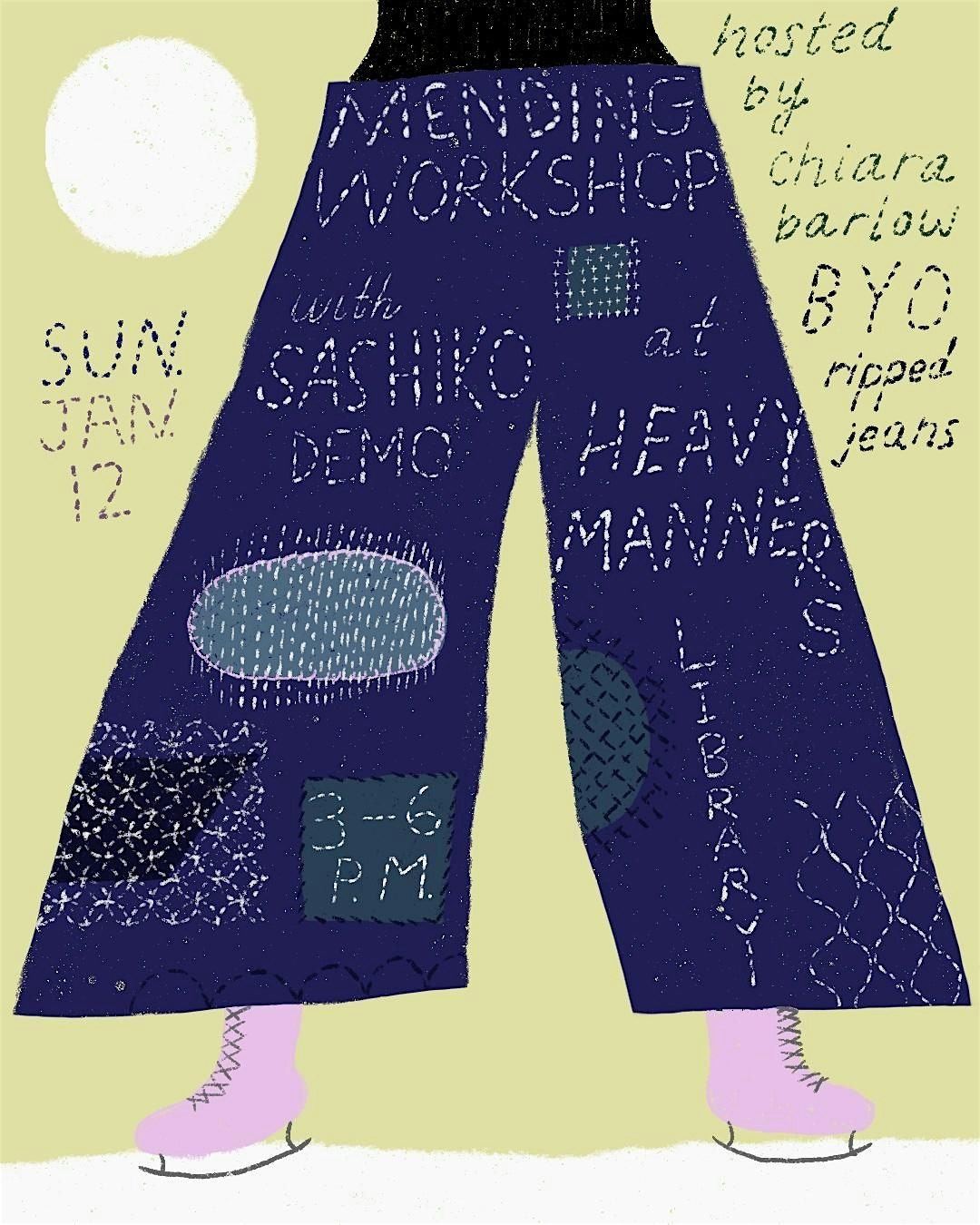 Sashiko Workshop Hosted by Chiara Barlow (1\/12)