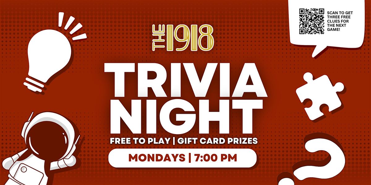 Trivia Night at The 1918 Tampa