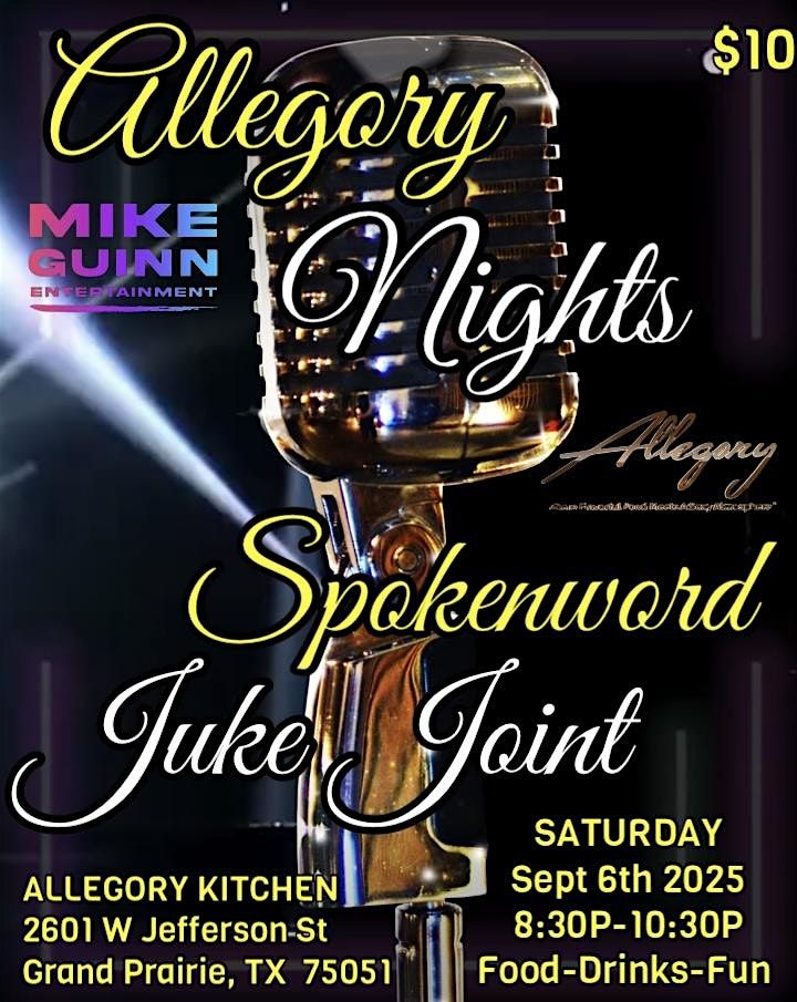 Allegory Nights: Fall Spokenword Showcase  ($)