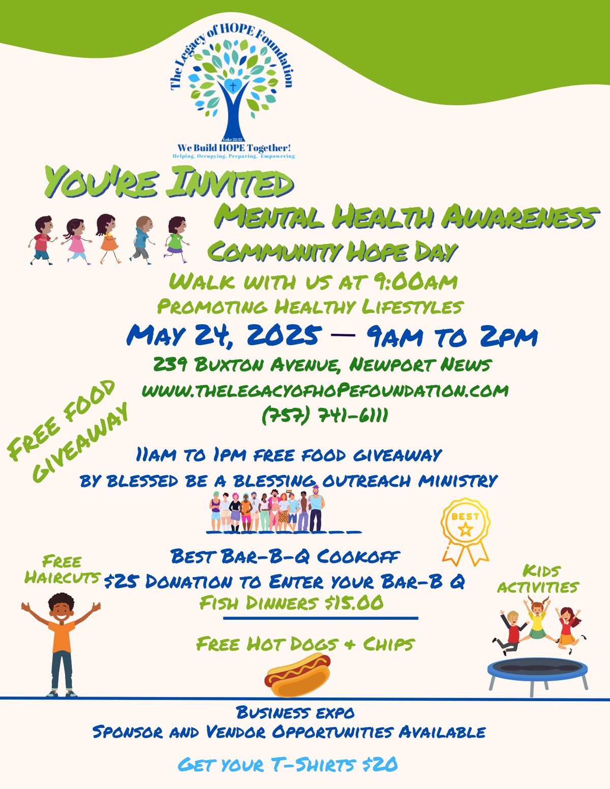 Mental Health Awareness Community HOPE Day