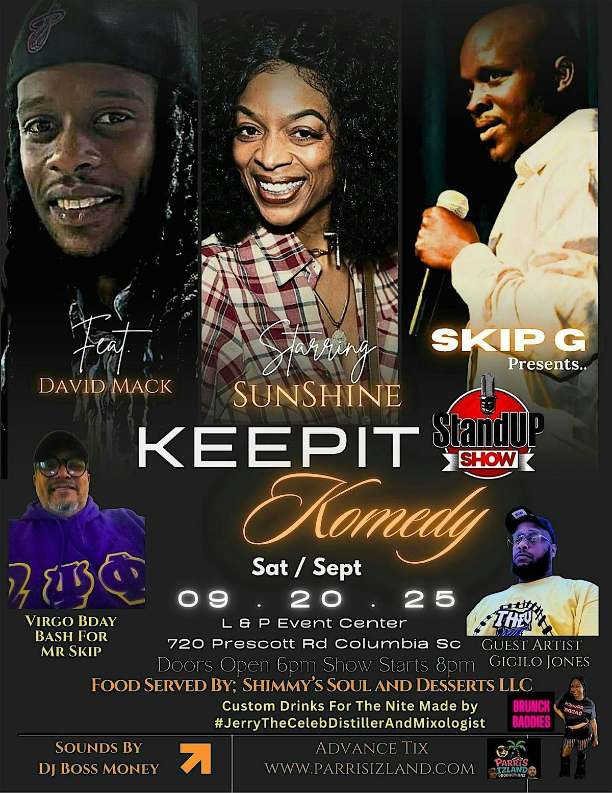 Keepit Komedy by Skip G ... Starring SunShine & David Mack