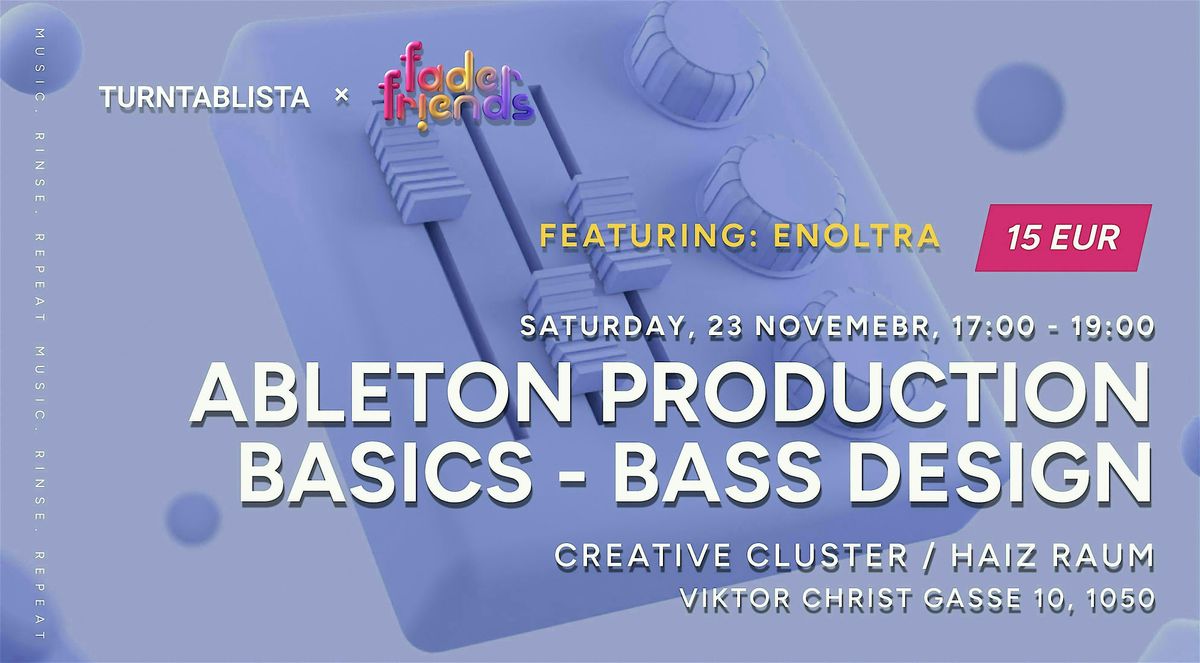 Ableton Production Basics - Bass Design w. Enoltra