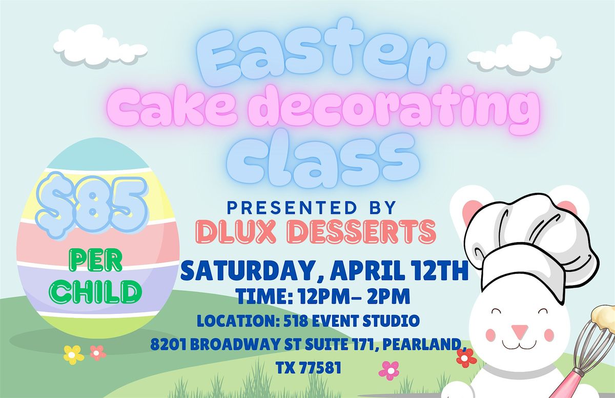 Kids Easter Cake Decorating Class