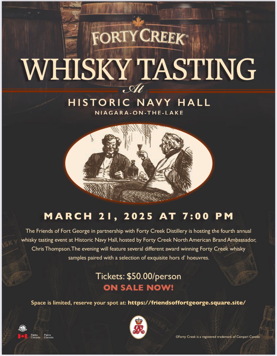 Whisky Tasting at Historic Navy Hall