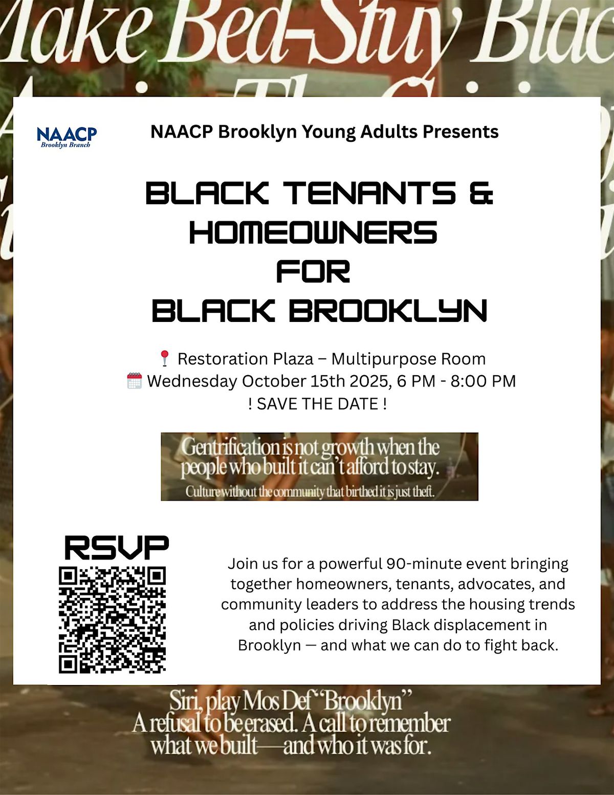 Black Tenants and Homeowners for Black Brooklyn