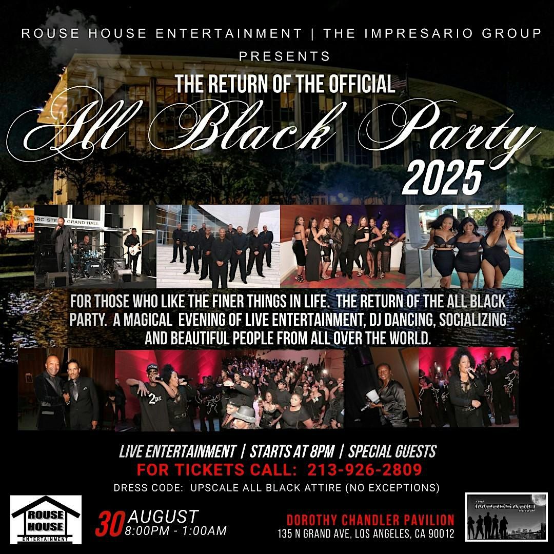 The Return of the Official  ALL BLACK Party 2025