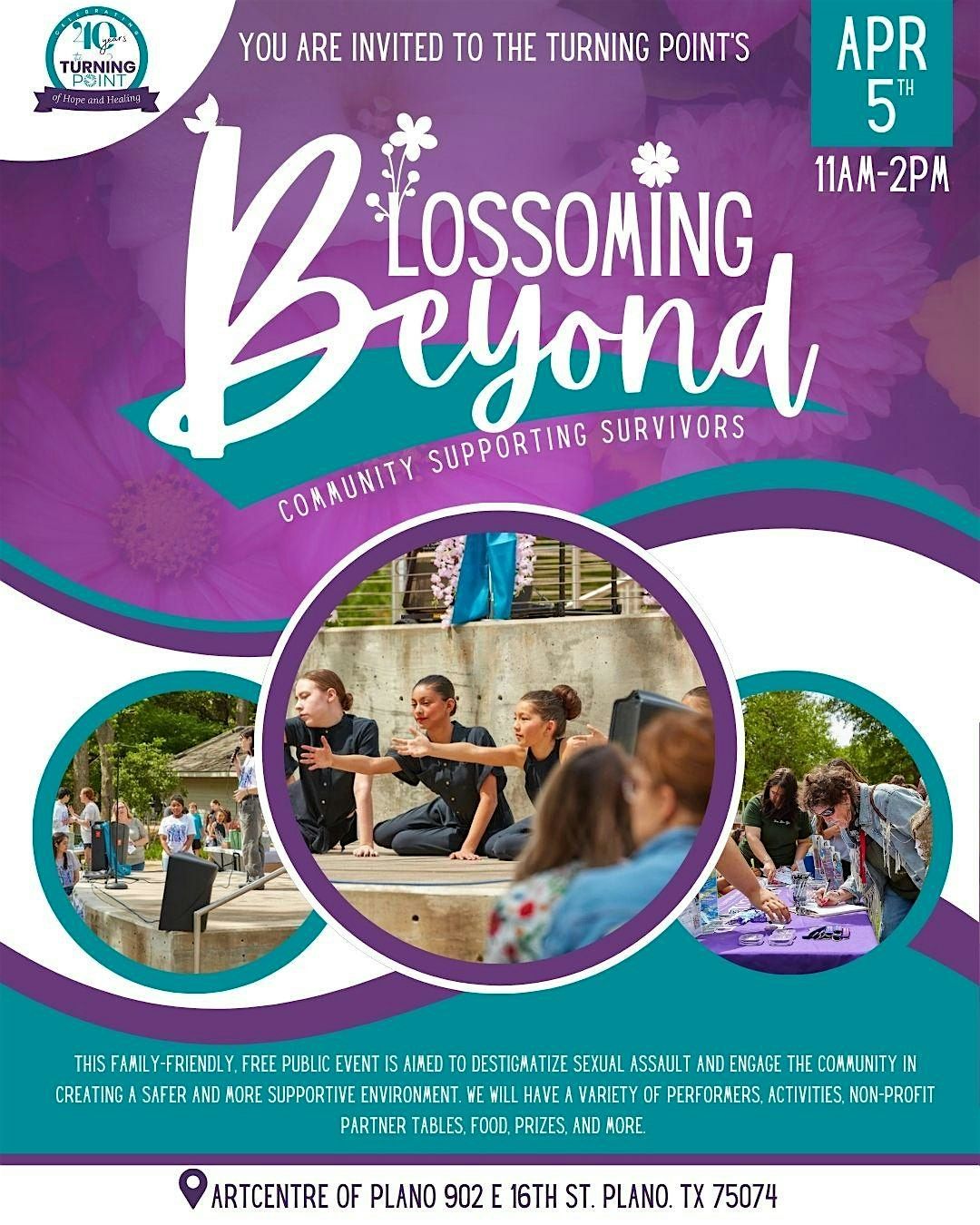 Blossoming Beyond: Sexual Assault Awareness Month