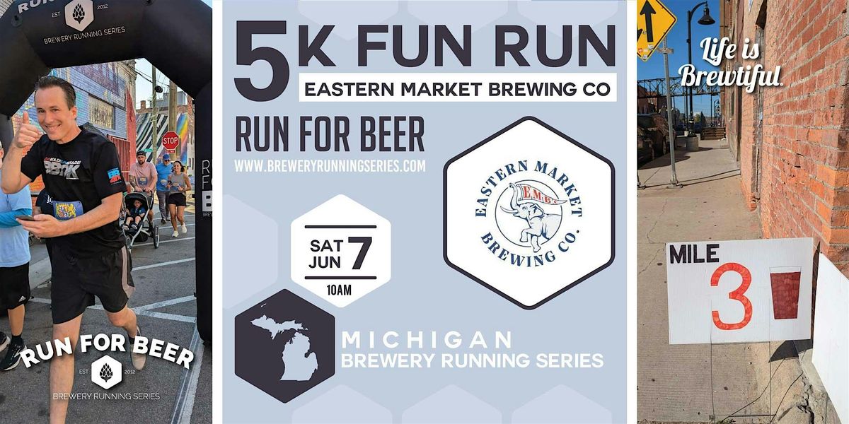 5k Beer Run x Eastern Market | 2025 Michigan Brewery Running Series