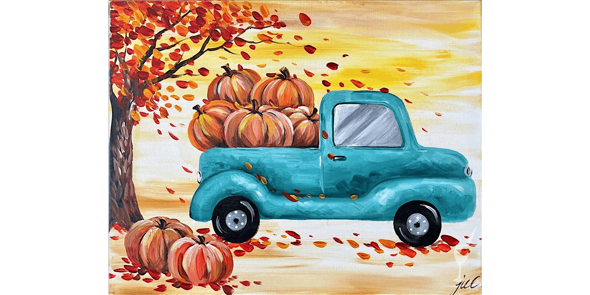 Fall Pumpkin Truck - Paint and Sip in San Antonio | Classpop!\u2122