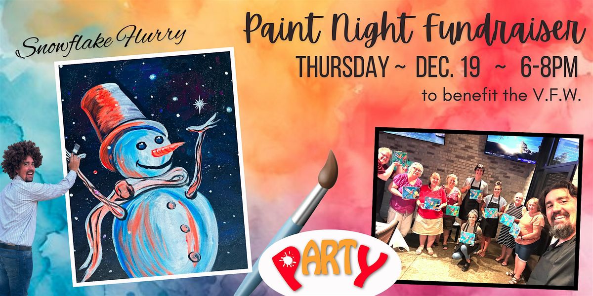 Paint & Sip to benefit the V.F.W. (Snowflake Flurry)