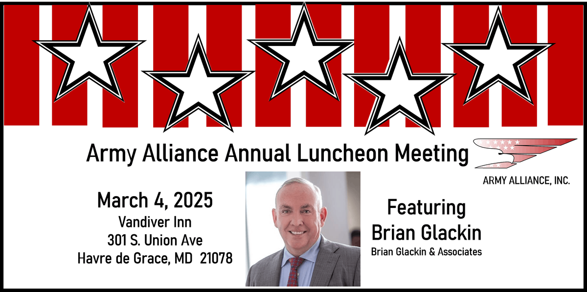 Army Alliance Annual Luncheon Meeting 2025