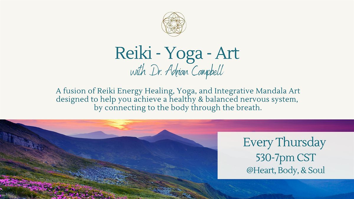 Reiki \u2013 Yoga \u2013 Art