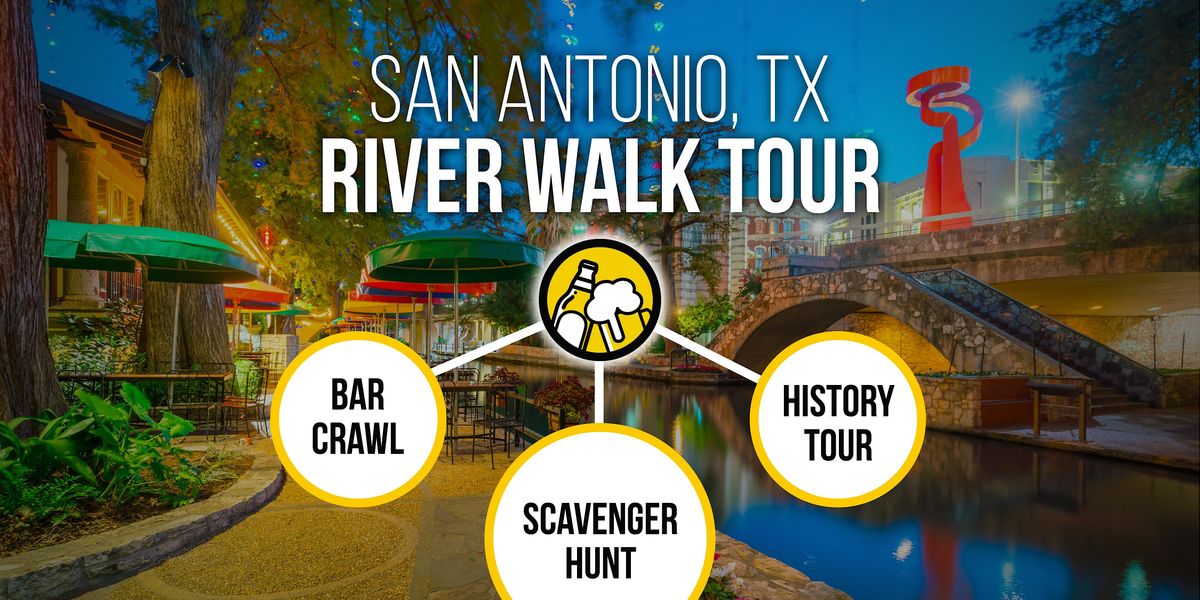 San Antonio Pub Crawl & Riverwalk History Tour - Bar Trivia, on the Go!