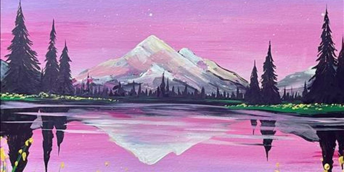 The Scenic Mountain Views at Twilight - Paint and Sip by Classpop!\u2122