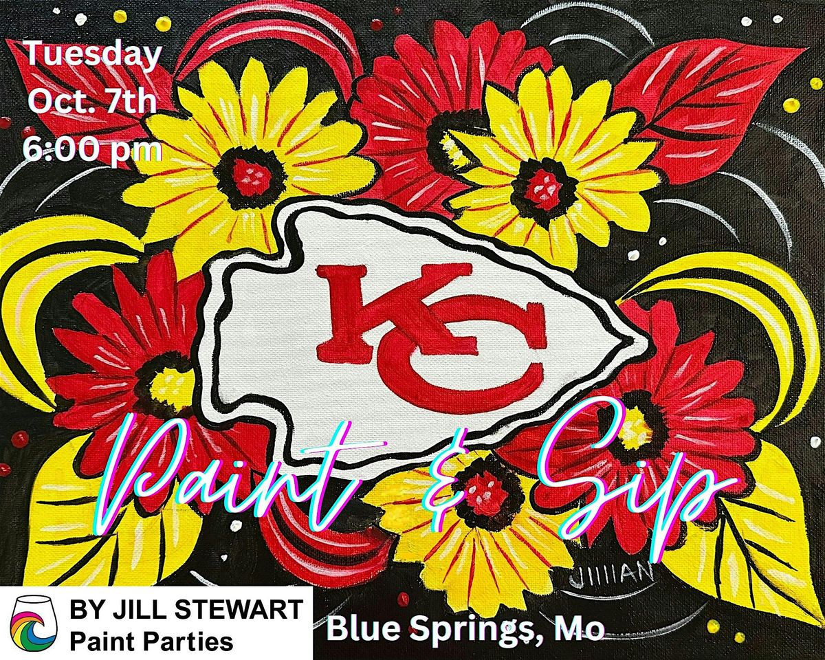 Chiefs Sunflower Paint Party 3