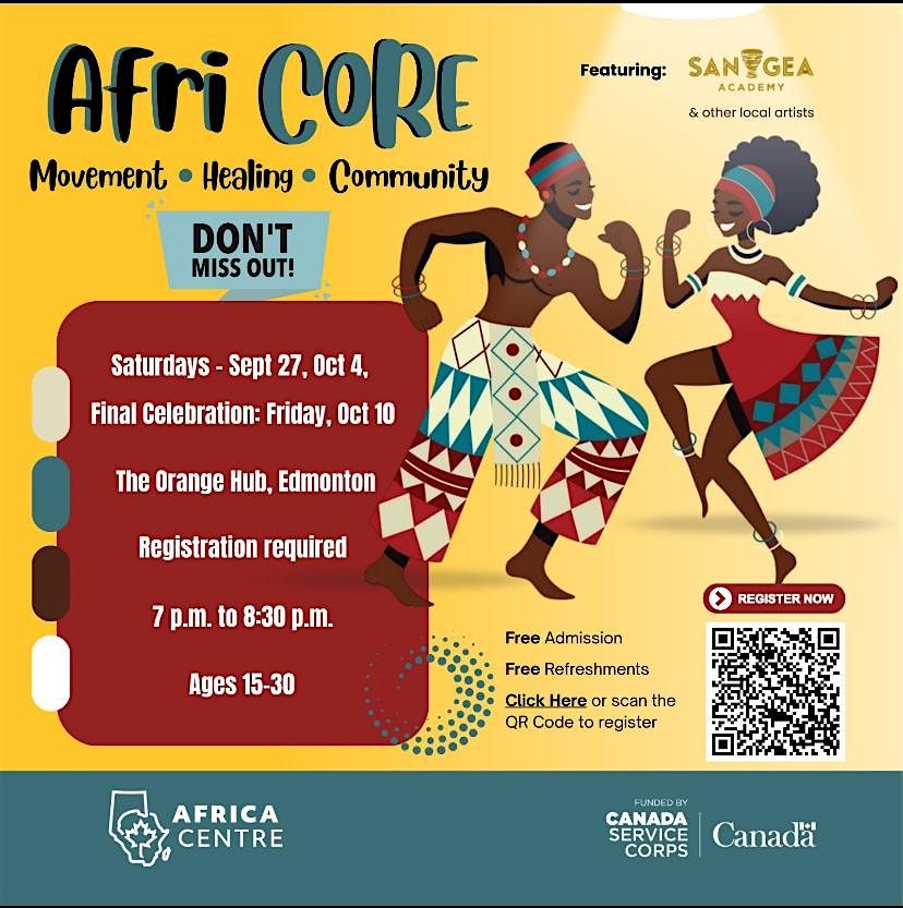 AfriCORE Dance and Wellness Workshop