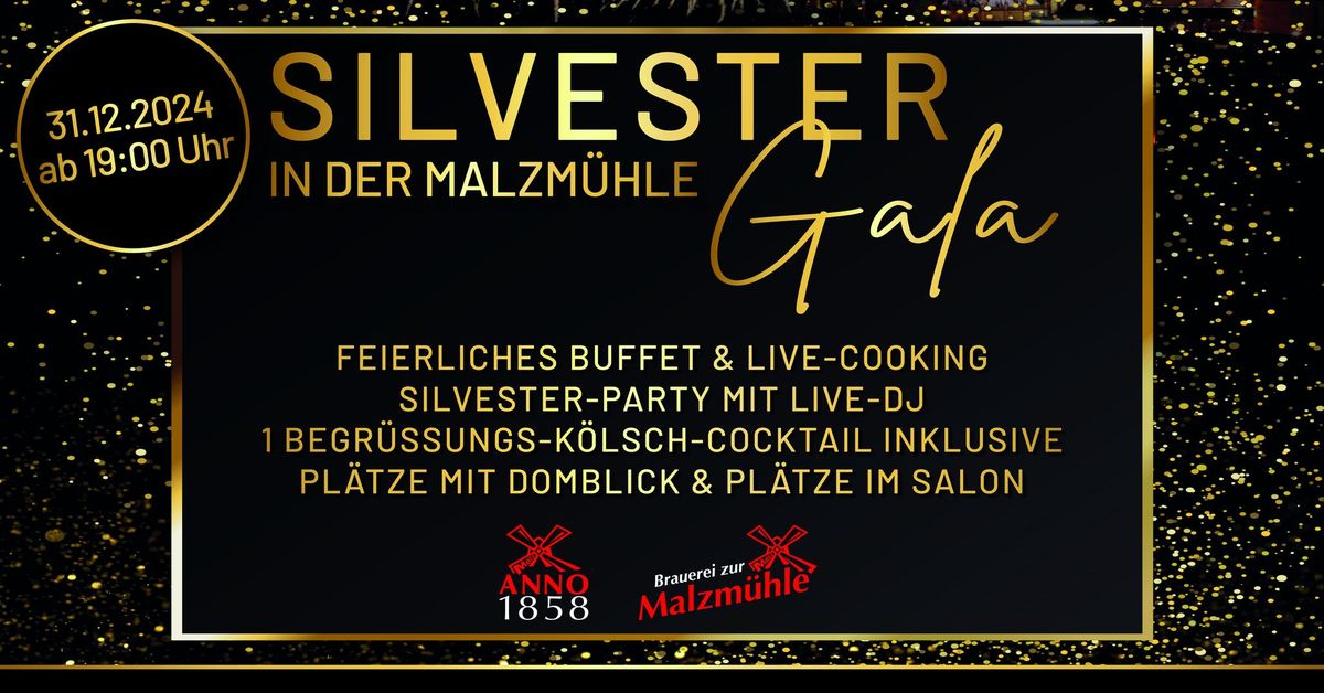 Silvester Gala in der Malzm\u00fchle \ud83c\udf86