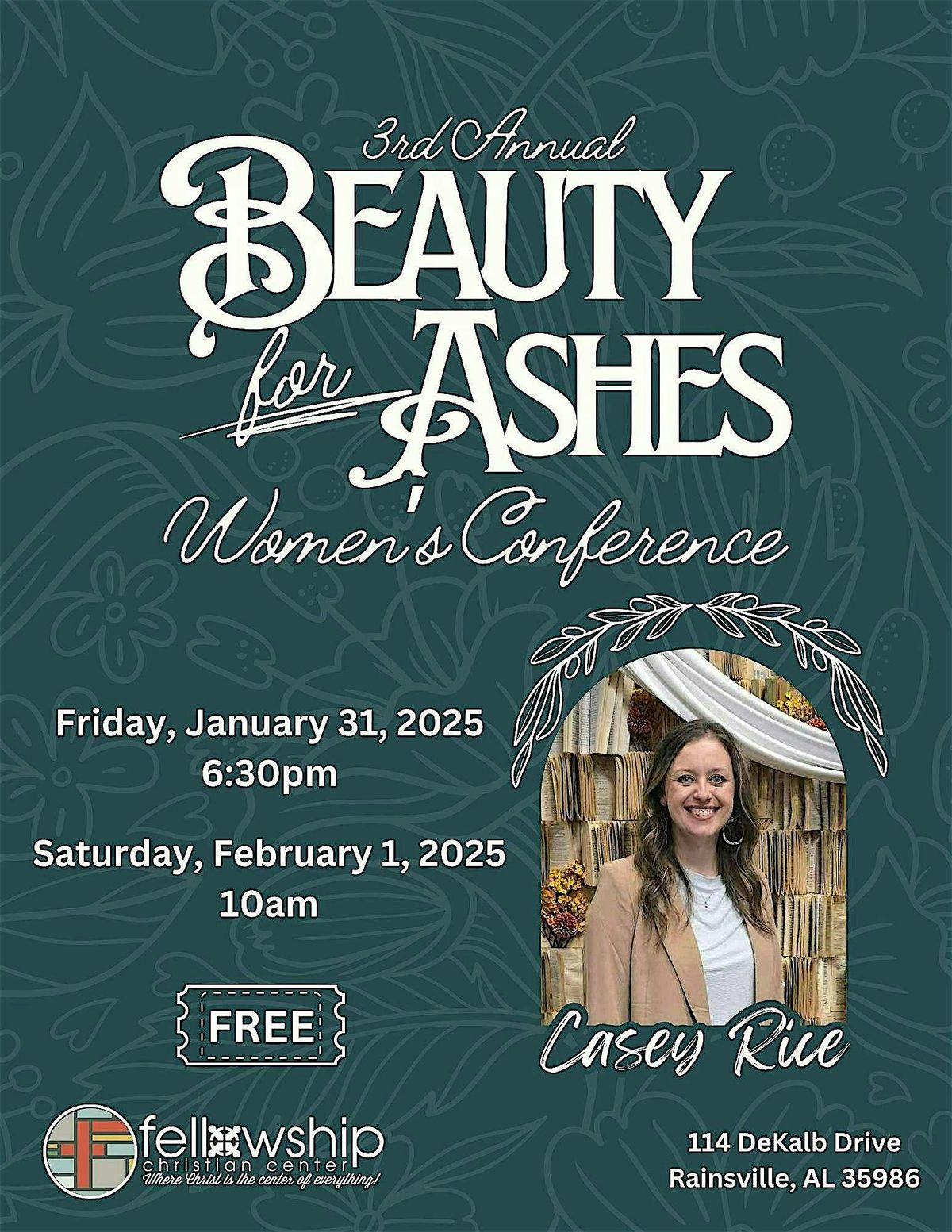 BEAUTY FOR ASHES WOMEN'S CONFERENCE 2025