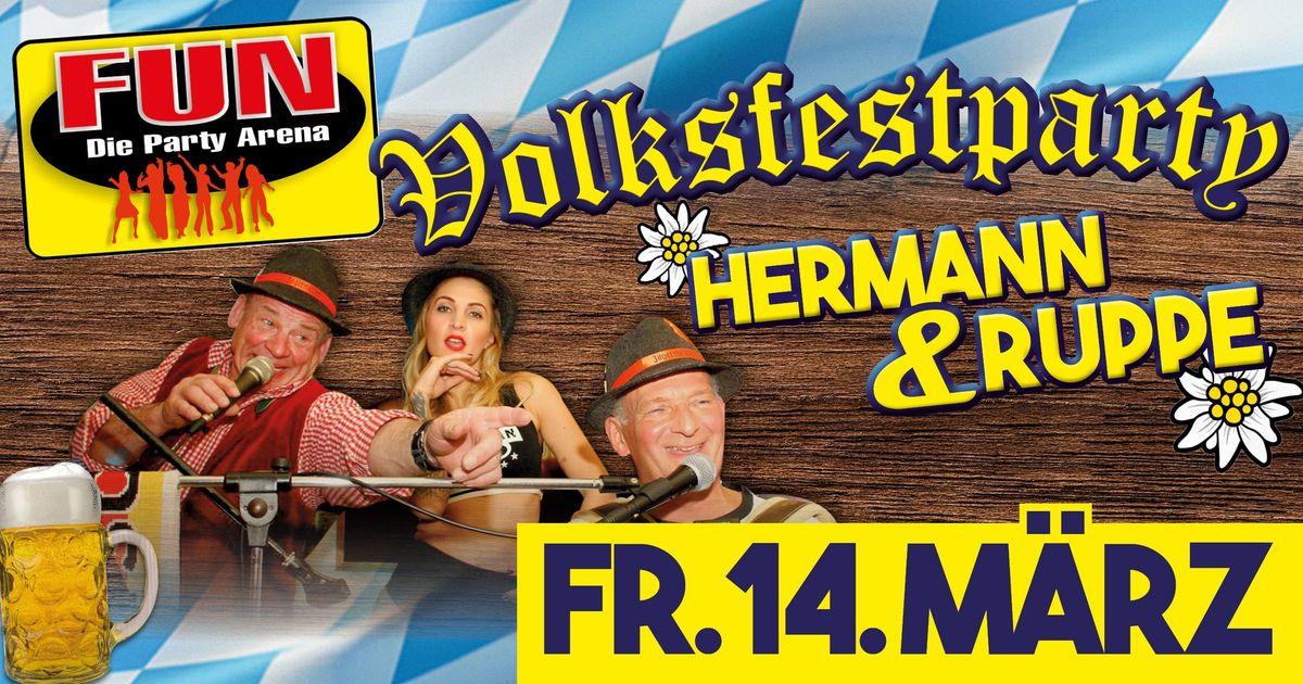 Volksfestparty mit Hermann & Ruppi