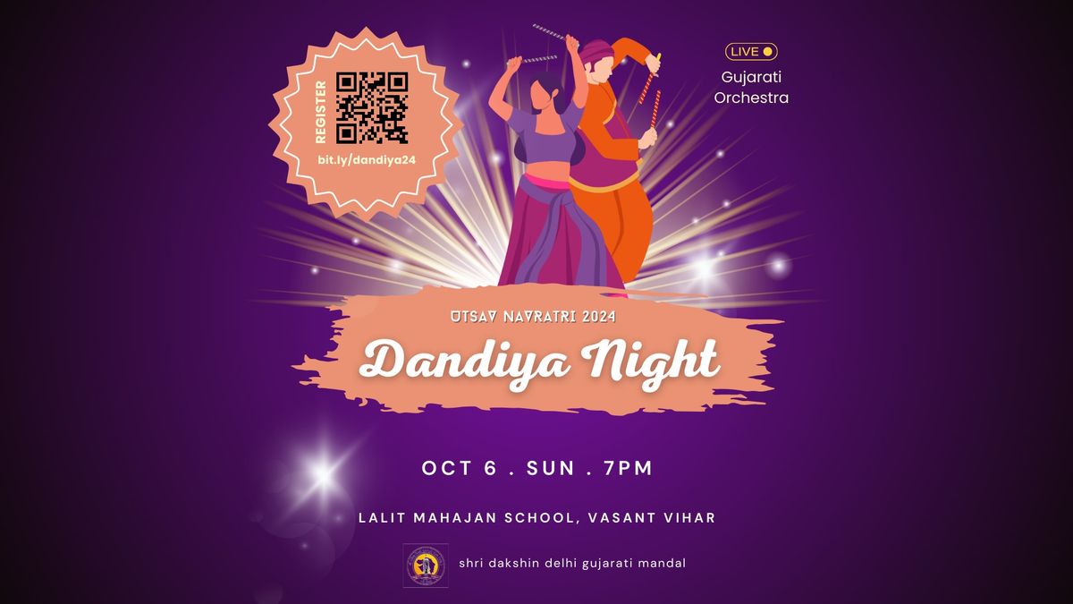 Garba & Dandiya \u2013 6 Oct \u2013 2024