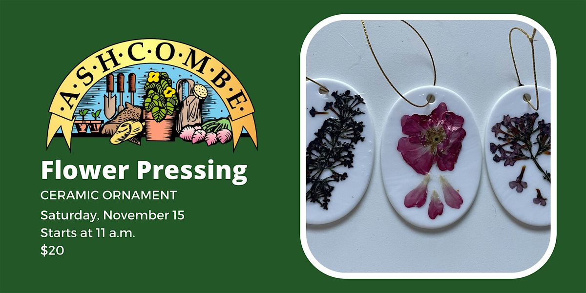 Pressed Flower Ornaments